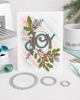 Pretty scallop oval nesting dies - craft card making dies.