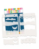 Clever Winter outdoor stencil bundle - A5/6 x 8" (new) - craft, card making, scrapbooking stencils.