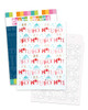 Christmas Holiday Text stencil bundles A5/6 x 8" (new) - craft, card making, scrapbooking stencil.