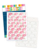 Christmas Holiday Text stencil bundles A5/6 x 8" (new) - craft, card making, scrapbooking stencil.