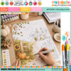 12 Autumn & Halloween Colouring Page Scenes Bundle – Fall Printable Colouring Pages for Card Making & Crafts for Card Making & Paper Crafts