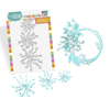 Sparkling Things set of 3 star swirl craft cutting dies for Christmas card making and papercraft