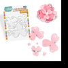 Lucky Dotty Flower layered flower craft dies for card making and papercraft projects