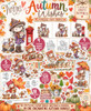 Autumn/Fall cute girl drawings digital craft bundle with 9 black and white stamps, 9 precoloured clipart images, SVG files, papers, greetings and ephemera for card making craft, junk journals, digi scrapbooking and planner printables – digitale Stempel, digitale stempels