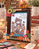 Autumn/Fall cute girl drawings digital craft bundle with 9 black and white stamps, 9 precoloured clipart images, SVG files, papers, greetings and ephemera for card making craft, junk journals, digi scrapbooking and planner printables – digitale Stempel, digitale stempels