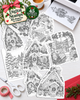 Christmas at the Cottage – Huge Christmas Printable Craft Bundle, Digital Stamps, Clipart, Papers, Card Templates & Ephemera for card making, printable crafting, junk journals, folios, planner elements, digital scrapbooking.
