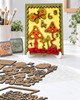 Wonky Stuff MDF kit - 100+ pieces to decorate. Craft mdf wood blanks for card making and crafts. Featuring lots of different layered wonky houses and buildings (even a circus tent) - these pieces are super versatile whether you're making handmade cards or decorative pieces for round the home and to sell at craft fairs too. This kit includes a massive xxx pieces. Includes 23 garden pieces including butterflies and toadstools; approx 43 numbers and frame pieces; approx 52pcs that can make 7 or more buildings. Total pieces approx 110pcs