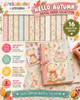Hello Autumn Shabby Chic Pretty printable paper patterns set 7 - craft, card making, junk journal, digital scrapbooking.