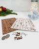 Christmas Numbers & Words MDF & Chipboard kit - 140 pcs wood blanks for crafting - perfect for Advent Calendards, gift boxes, handmade cards, junk journals and craft projects, planner crafts, scrapbooks. Polkadoodles PD9258 Christmas Words & Ornaments MDF Kit with unfinished festive embellishments for decorating craft projects.