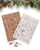 Christmas Numbers & Words MDF & Chipboard kit - 140 pcs wood blanks for crafting - perfect for Advent Calendards, gift boxes, handmade cards, junk journals and craft projects, planner crafts, scrapbooks. Polkadoodles PD9258 Christmas Words & Ornaments MDF Kit with unfinished festive embellishments for decorating craft projects.