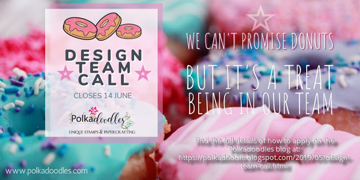 Are you a #Crafty Influencer? The Polkadoodles 2019 Design Team Call is open