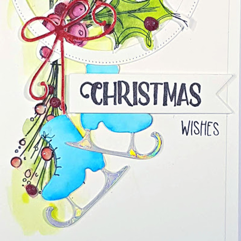 Christmas Card using the Fireworks collection