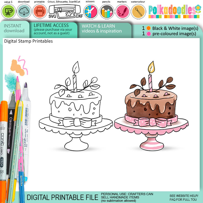 Best Cute Printable card making, craft downloads, printable stamps ...
