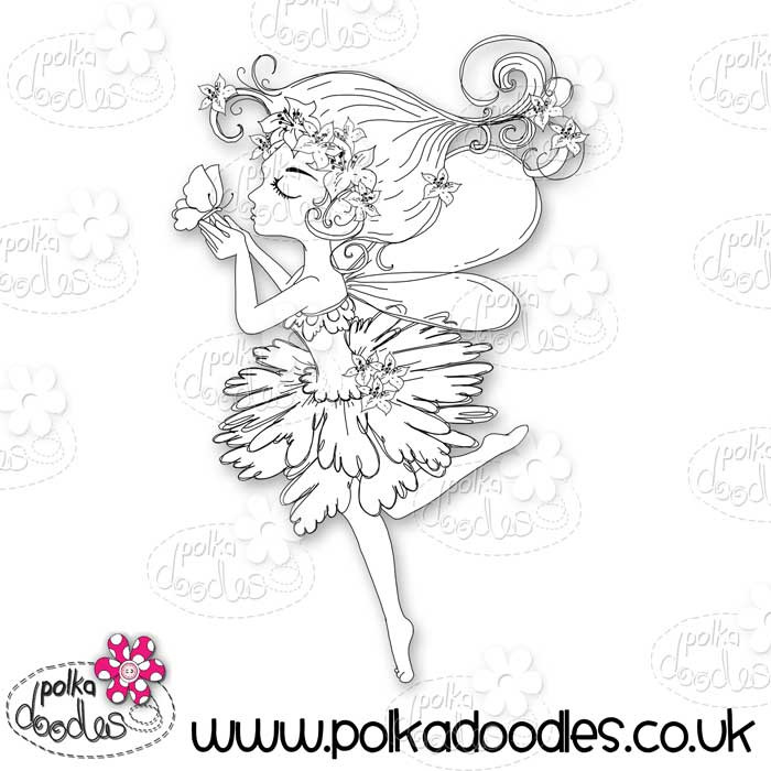 Serenity Fairy Kisses - Digital Craft Stamp download