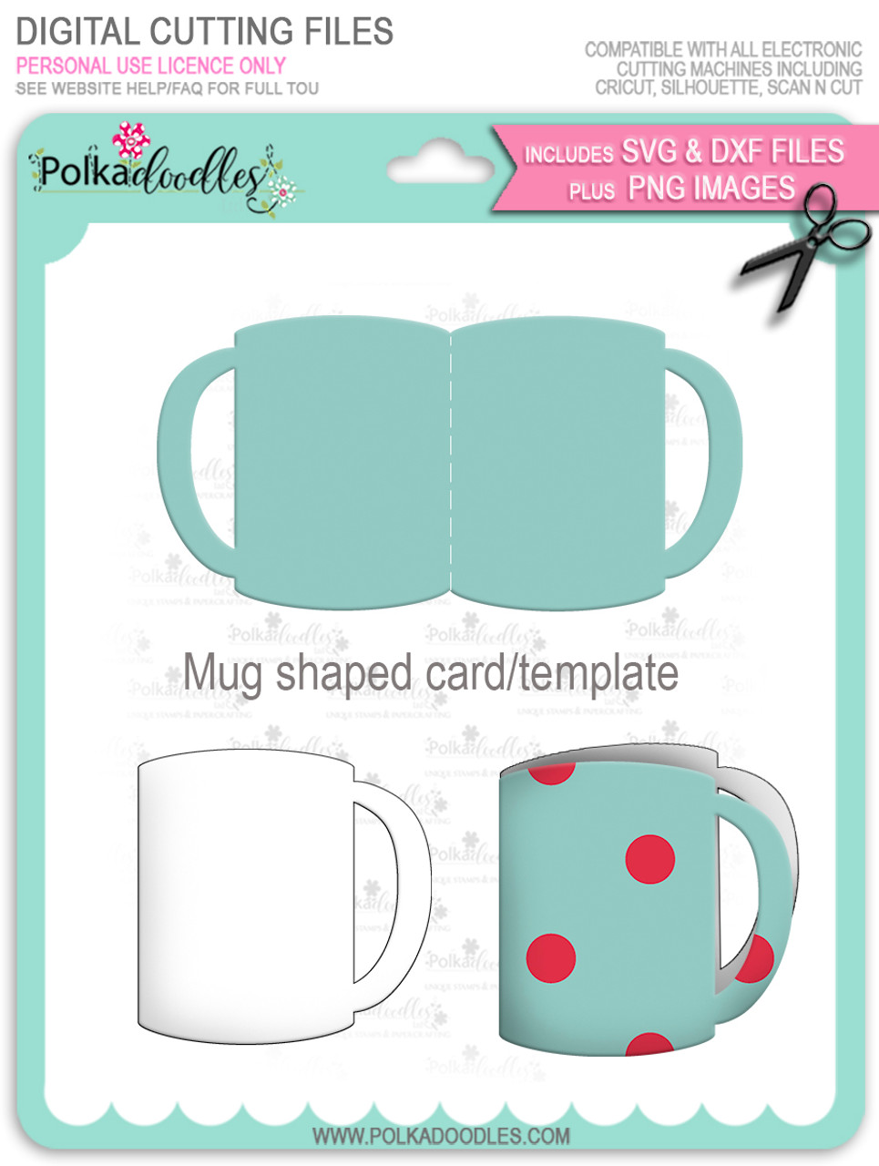FREE Mug shaped card template free-mug-shaped-card-template