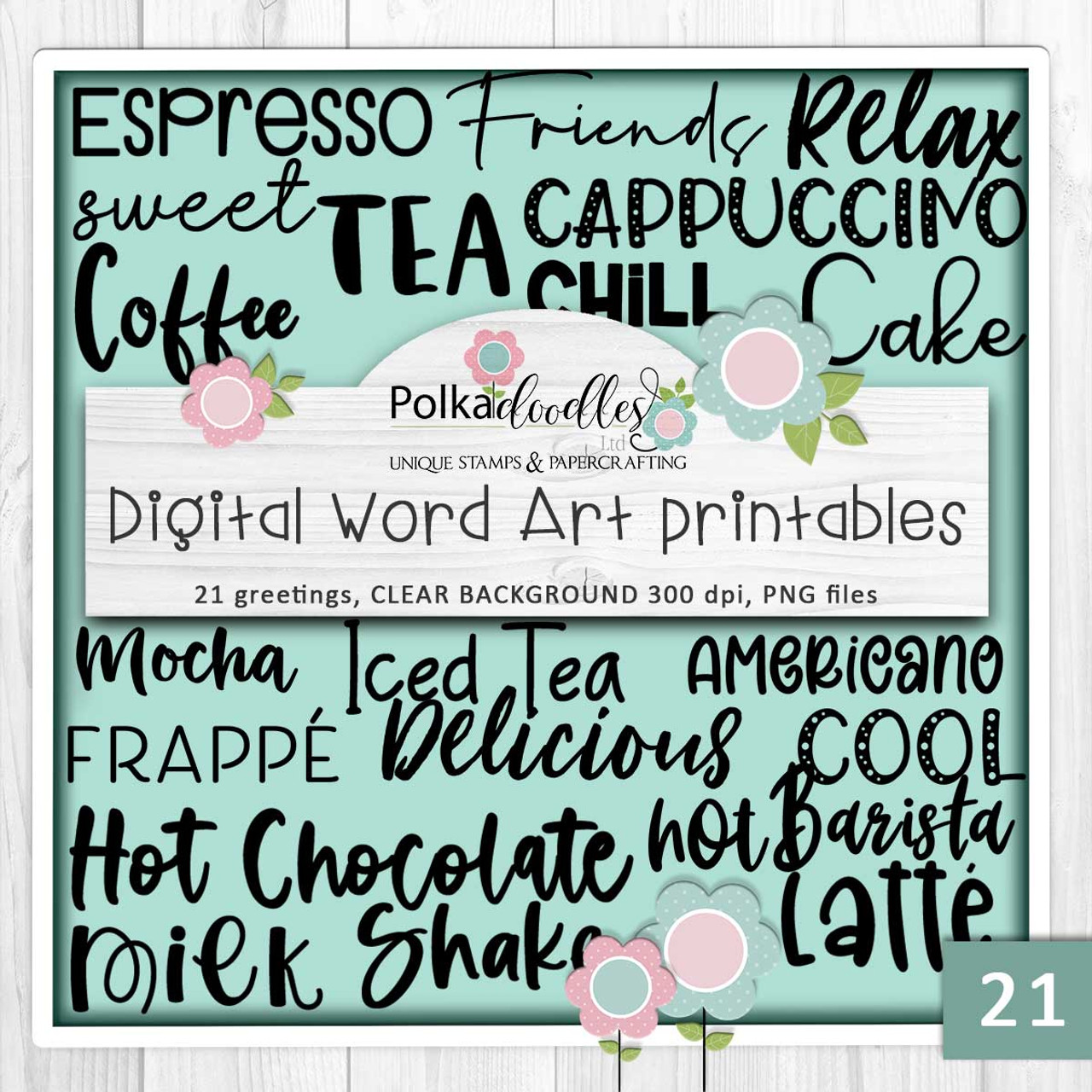 Team Coffee, Team Tea Digital Planner Stickers [DOWNLOAD]