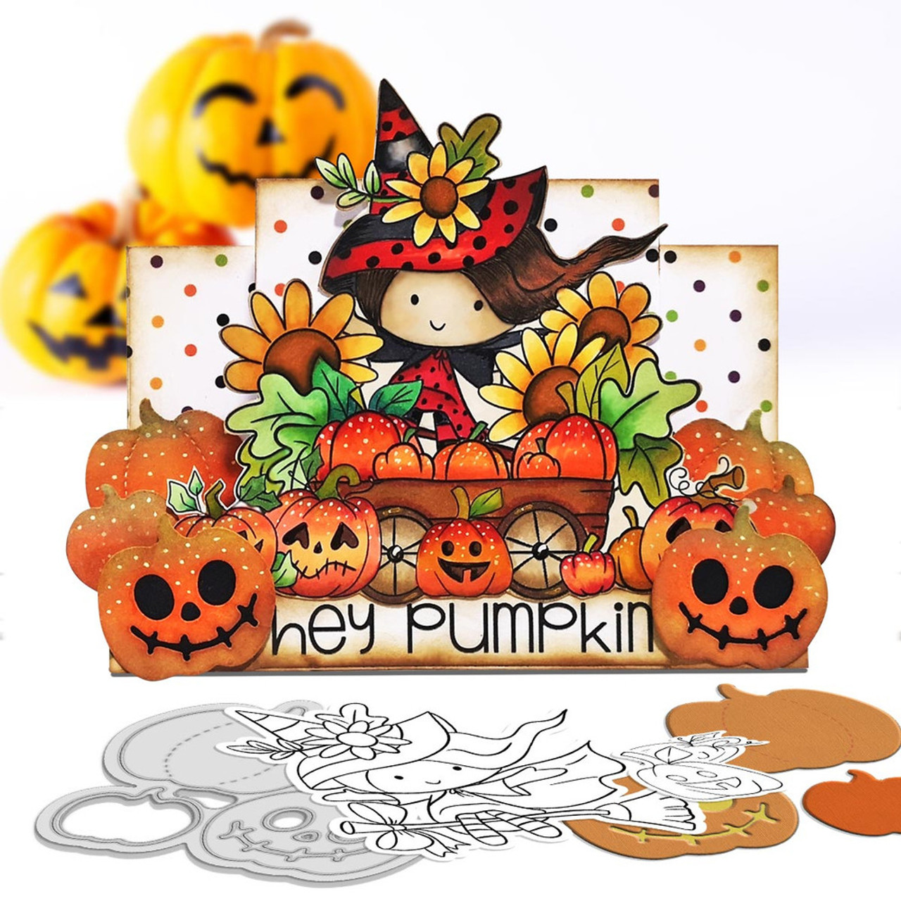 Boxing Sentiments Halloween Brushes and Stamps scripted words in handdrawn  boxes for scrapbooking and cardmaking i…