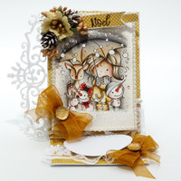 Winnie Winter Wishes - CLEAR POLYMER STAMP