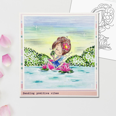 Winnie Daisy Fairy cute girl - BIG KAHUNA BUNDLE printable clipart digital stamp, digistamp for cards, cardmaking, crafting and stickers