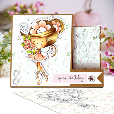 Winnie Daisy Fairy cute girl - BIG KAHUNA BUNDLE printable clipart digital stamp, digistamp for cards, cardmaking, crafting and stickers