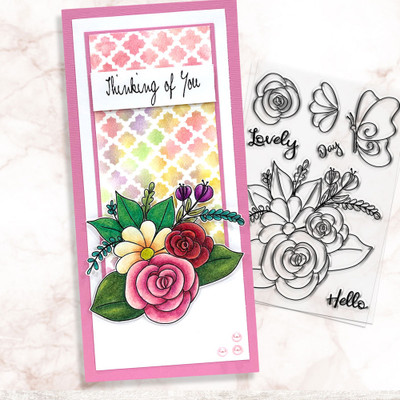 Blooming Blossoms Special Bundle - Stamps, Stencils & Dies