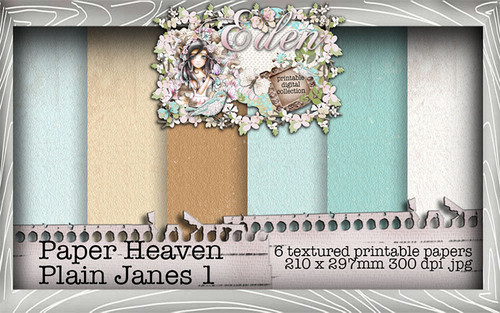 Eden  - Paper Heaven Plain Jane 1 Digital Craft Download