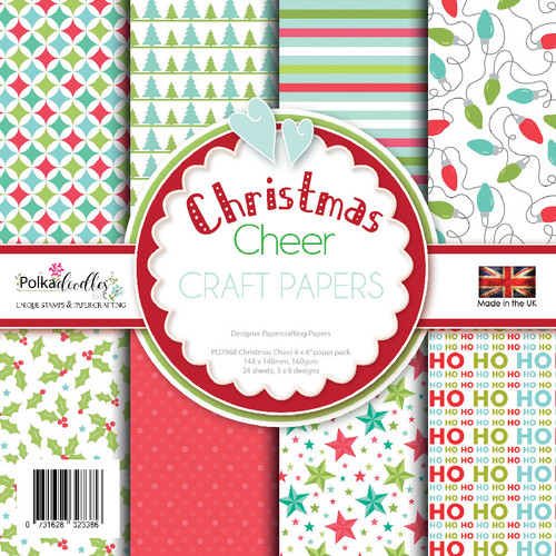 Christmas cheer 6 x 6" paper pack (PD7968)