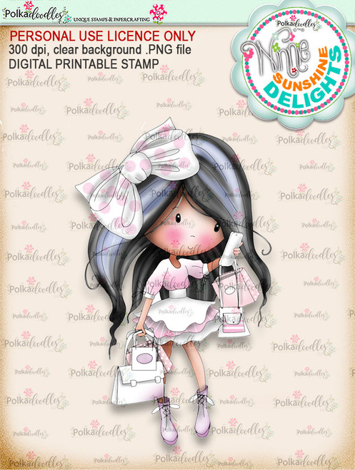 Sunshine Delight Busy (COLOUR) - Winnie Sunshine Delights digi scrap printable download