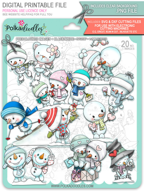 Download Download Collections Christmas Collections Too Cute Frosty Smiles Page 1 Polkadoodles Ltd