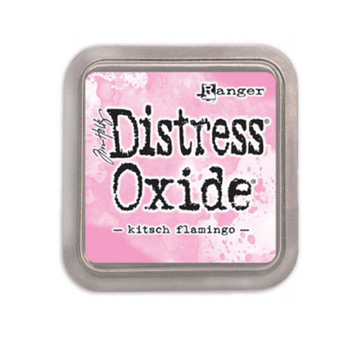 Kitsch Flamingo Distress Oxide Ink Pads are a water-reactive dye & pigment ink fusion that creates an oxidized effect when sprayed with water.
Use with stamps, stencils, and direct to surface.
Blend using Ink Blending Tools and Foam.
Re-ink using Distress Oxide Reinkers.
Ink pad measuring 3 x 3"