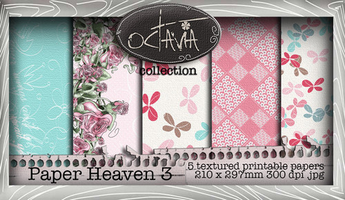 Octavia Moonfly - Paper Heaven 3 Digital Craft Download Bundle