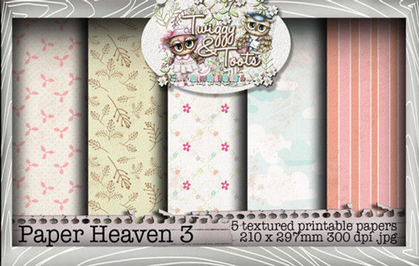 Twiggy & Toots Paper Heaven 3 bundle - Digital Craft Download