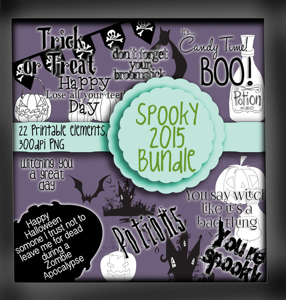 Spooky Sentiments - digital download bundle