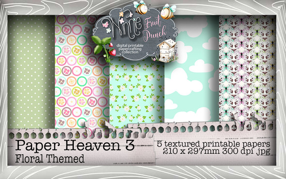 Winnie Fruit Punch Paper Heaven 3 Bundle - Printable Crafting Digital Stamp Craft Scrapbooking Download