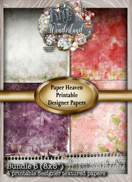Winnie Wonderland Paper Heaven 5 - Printable Digital download