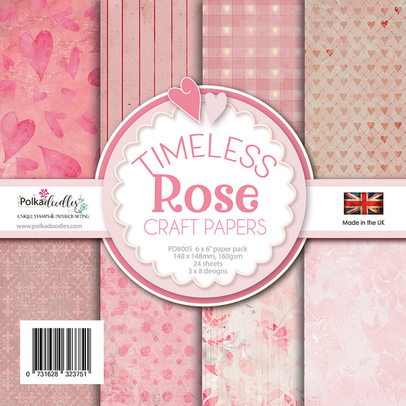 Timeless Rose - 6 x 6" Paper Pack