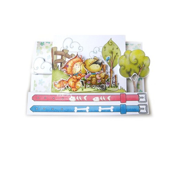 Horace & Boo in the Garden - clear Stamp set