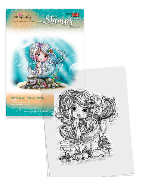 HELLO THERE - MERIBELLE Mermaid Clear Stamp