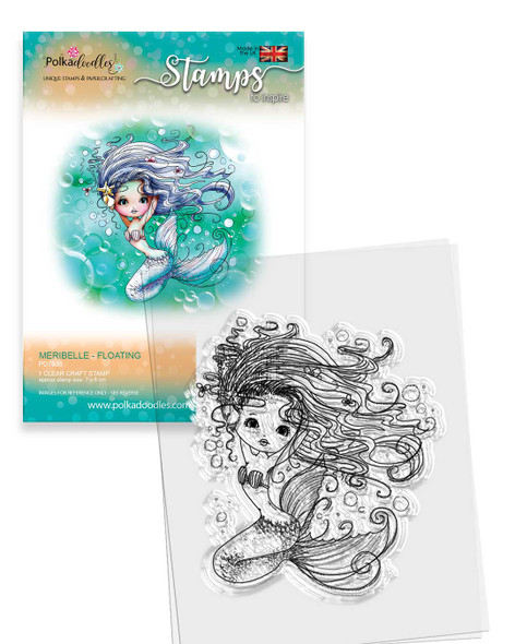 FLOATING MERIBELLE Mermaid  - Clear Stamp