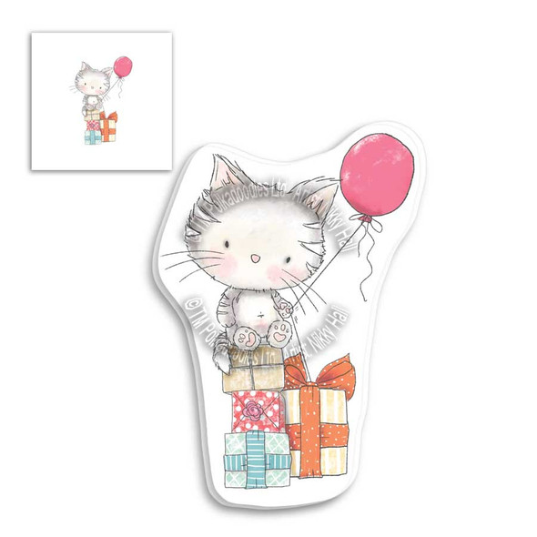 Fuzzypuffs Jasper Balloon - clear Stamp set