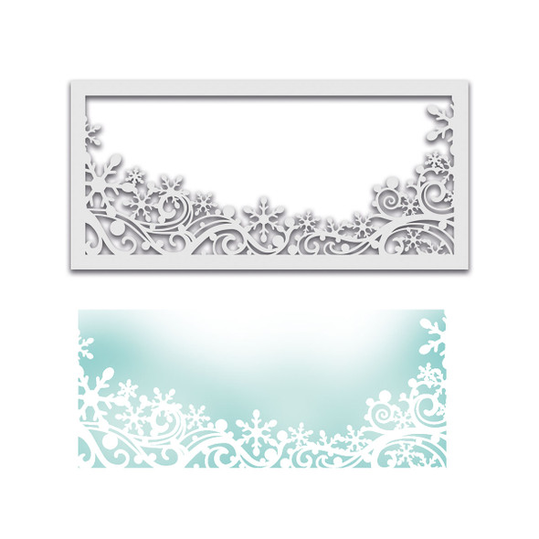 Snowflake Flurry Layering Stencil