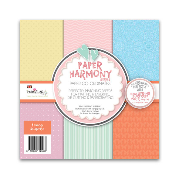 SPRING HARMONY 6 x 6" PAPER PACK SPRING HARMONY 6 x 6" PAPER PACK