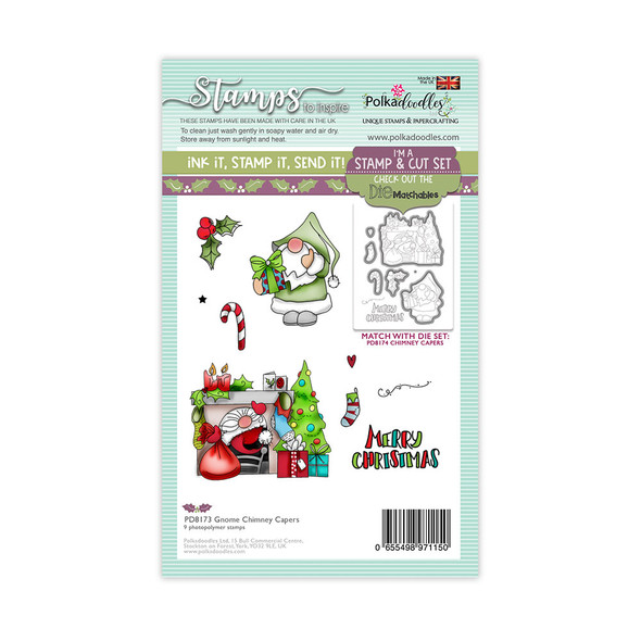 Gnome Chimney Capers Matchables Stamp set (PD8173