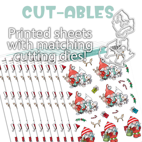 Limited Edition - Cut-ables 10 printed sheets - Gnome Hand Delivered