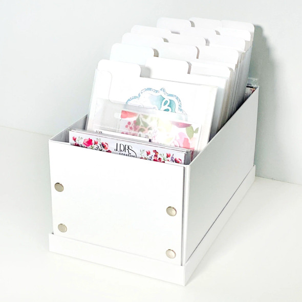 SV1008 Cling and Store LARGE White Tab Dividers storage organisation for craft supplies