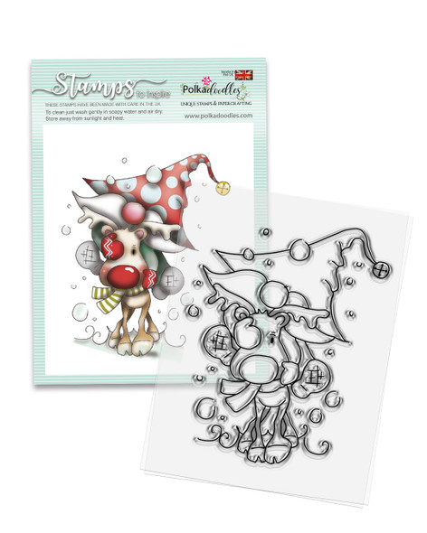 Gnome Fun 4 clear stamps bundle - for card making, crafts, scrapbooking