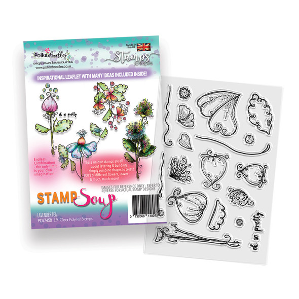 Stamp Soup - Lavender Tea Polymer Stamp Collection