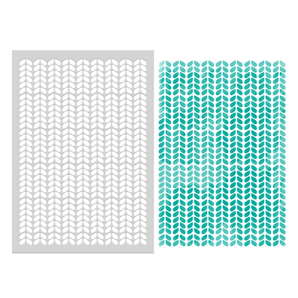 Knit texture A5/6 x 8" Emboss-ink Stencil - card making, crafts, scrapbooking. Knit texture A5/6 x 8" Emboss-ink Stencil - card making, crafts, scrapbooking.