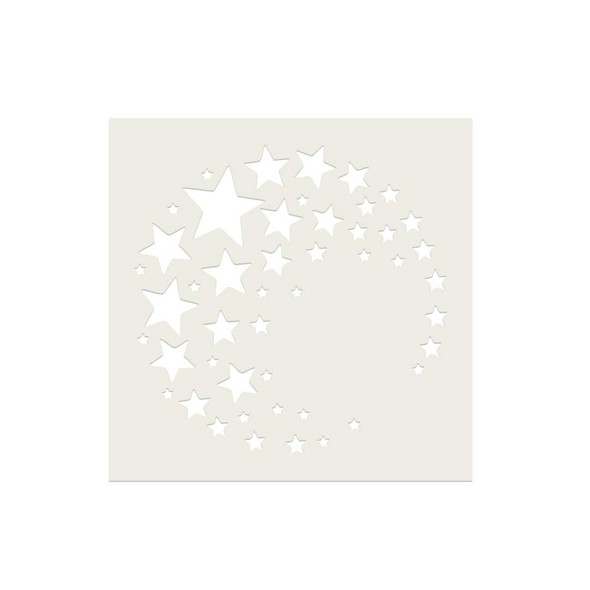 Star Circle Emboss-ink Layering stencil set