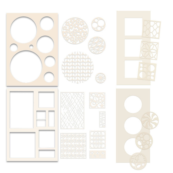 Switchables® stencils bundle  stencil for card making, craft, scrapbooking, mixed media